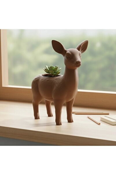 OEM Ghiveci decorativ Caprioara pentru plante mici, imprimat 3D