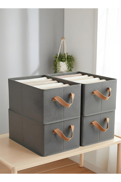 Cady One Foldable Fabric Storage Box Clothes and Accessories Organizer Storag...