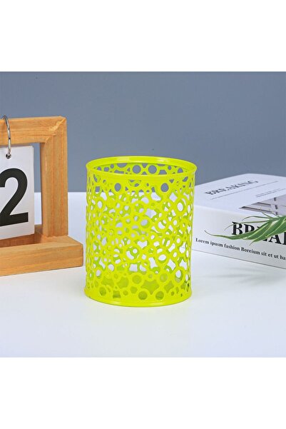 idei Suport Pixuri Rotund Model 1261-2 Plasă Metal Decupaje Bule Color Pastel...