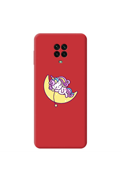 Other Xiaomi Redmi Note 9 Pro Sleeping horse Red Colored Silicone TPU Θήκη