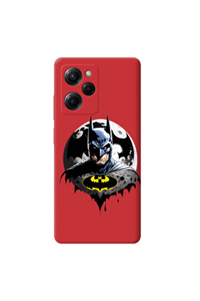 Other Xiaomi Poco X5 Pro Batman 3 Red Colored Silicone TPU Θήκη