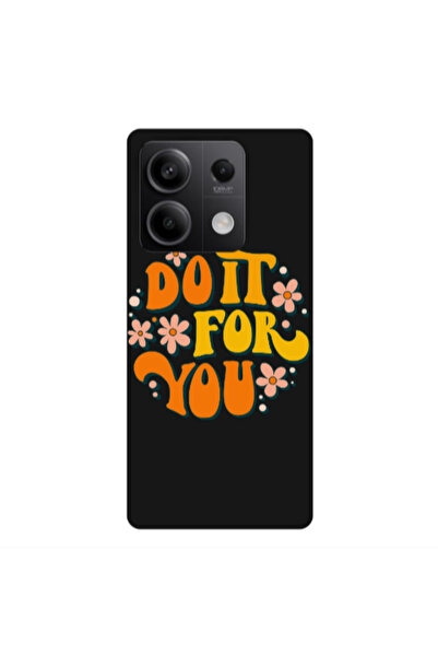 Other Xiaomi Redmi Note 13 5G Do it For You Black Colored Silicone TPU Θήκη