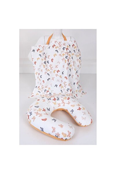Empressco Comfortable Breastfeeding Pillow and Bib Set, Cotton Fabric, Vibran...