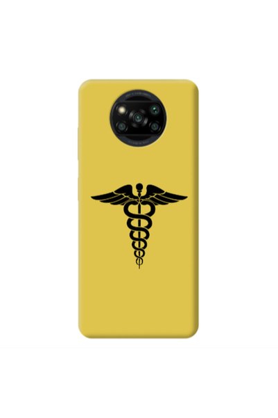 Other Xiaomi Poco X3 /X3 Pro Medical Spa Yellow Colored Silicone TPU Θήκη
