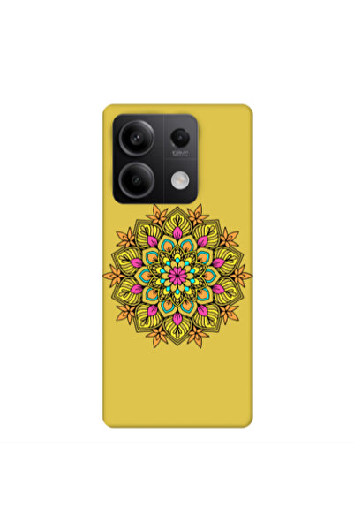 Other Xiaomi Redmi Note 13Pro 5G Mandala D6 Yellow Colored Silicone TPU Θήκη