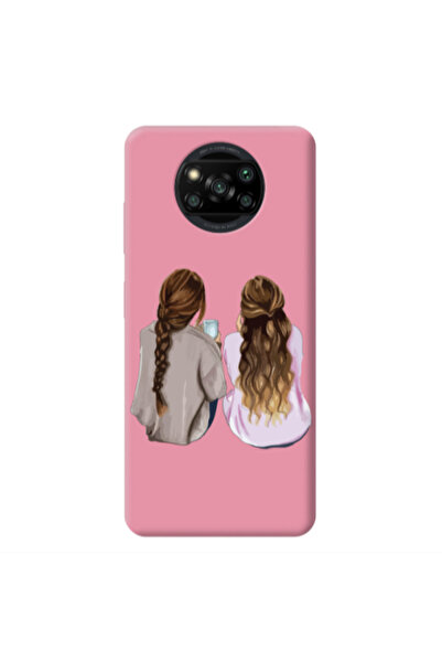 Other Xiaomi Poco X3 /X3 Pro Friends Pink Colored Silicone TPU Θήκη