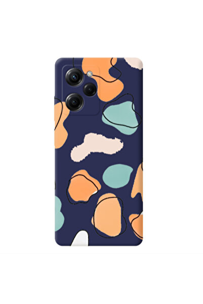 Other Xiaomi Poco X5 Pro Colorful spots Dark blue Colored Silicone TPU Θήκη