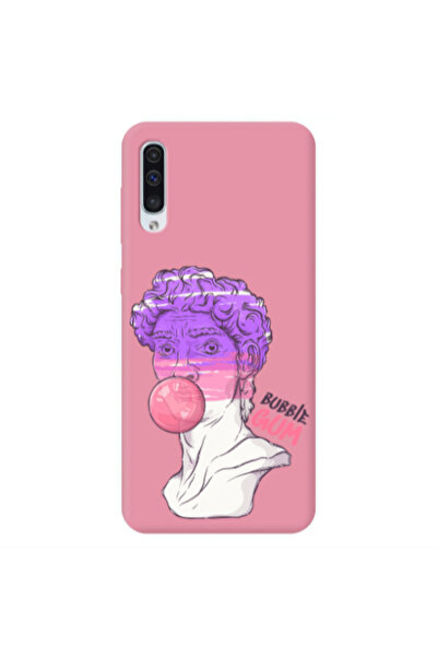 Other Samsung A50 Pin Bubble Pink Colored Silicone TPU Θήκη