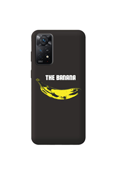 Other Xiaomi Redmi Note 11 4G The banana Black Colored Silicone TPU Θήκη