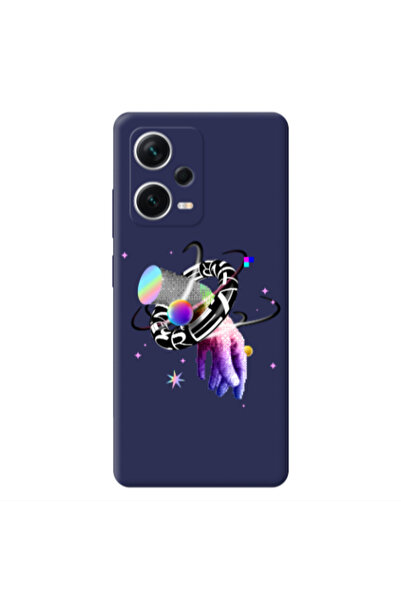 Other Xiaomi Poco X5 Y2k Dark blue Colored Silicone TPU Θήκη
