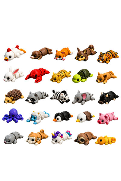 Eva Prints Set 20 Micro Figurine Articulate Printate 3D in Romania, Fara Dubl...