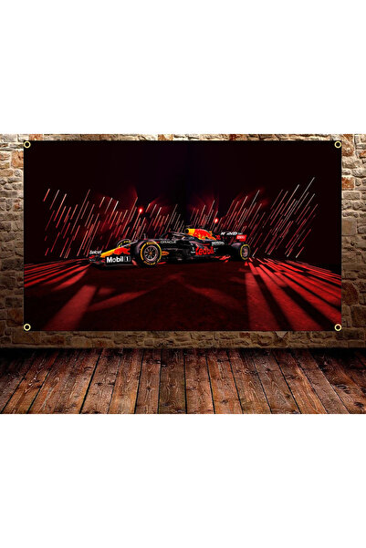 OEM Σημαία διακοσμητική F1 Oracle REDBULL flag Decor 60x90cm - Μαύρο