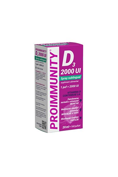 Fiterman Pharma PROIMMUNITY D3 2000 UI spray sublingual x 20 ml