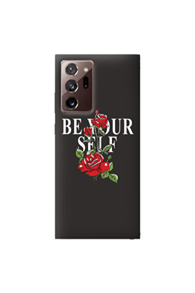 Other Samsung Note 20 Plus Be Your Self Black Colored Silicone TPU Θήκη