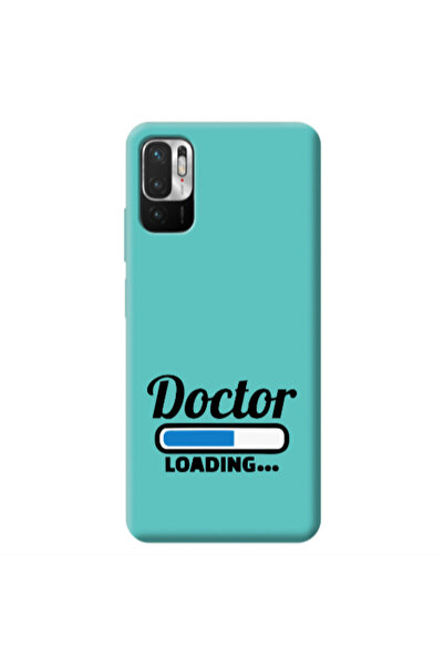 Other Xiaomi Redmi Note 10 Pro 5G Doctor Loading Turquoise Colored Silicone T...