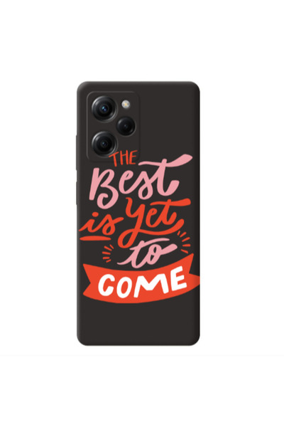 Other Xiaomi Poco X5 Pro The Best Black Colored Silicone TPU Θήκη