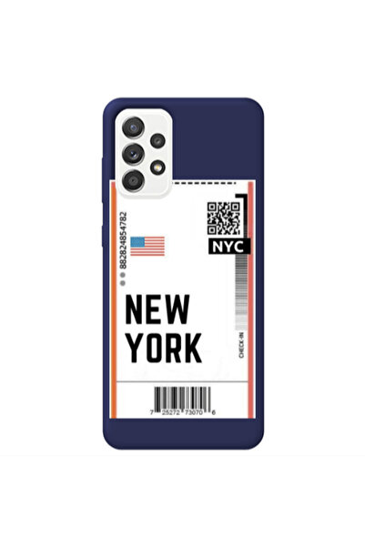 Other Samsung A23 New York NYC Dark blue Colored Silicone TPU Θήκη