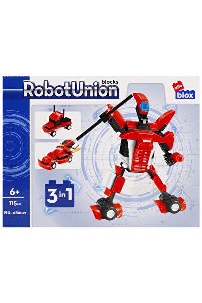 MC Micostore Set de constructie Alleblox Robot Union - robot M 3 in 1 diverse...