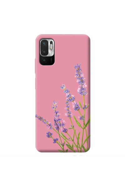 Other Xiaomi Redmi Note 10 Pro 5G Flowers 8 Pink Colored Silicone TPU Θήκη