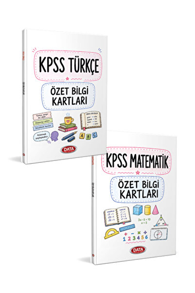Data Yayınları 2026 KPSS Genel Yetenek (Türkçe-Matematik) Bilgi Kartları