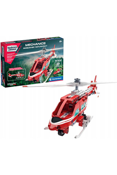 CLEMENTONI Puzzle 3D Elicopter de salvare, Clementoni, Multicolor