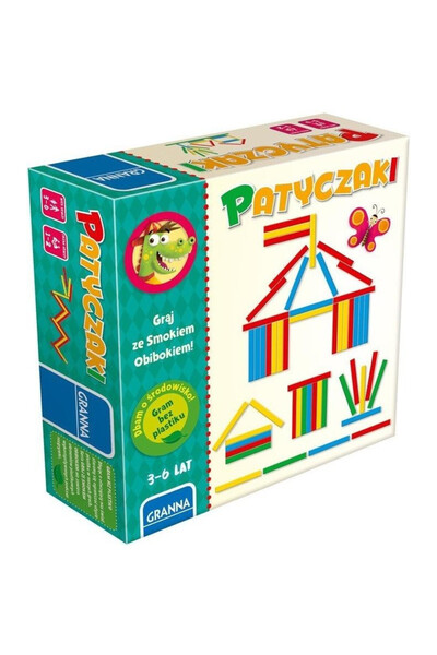 Granna Puzzle set cu dragon multicolor 21x21cm pentru copii 3+