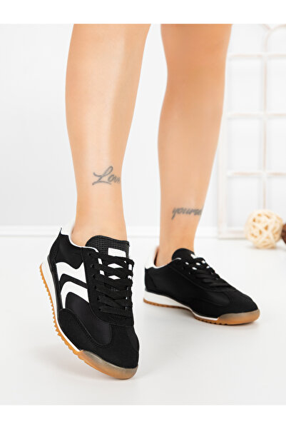 CINK ME Pantofi sport dama negri din material textil Iverelle