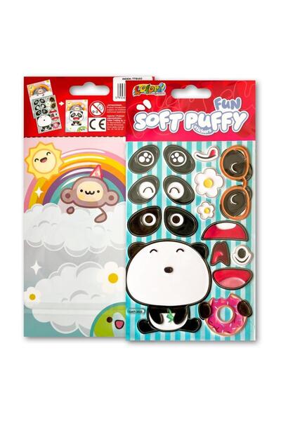 OEM Autocolante pufoase Penmate Fun with Panda set pentru crearea de felicita...