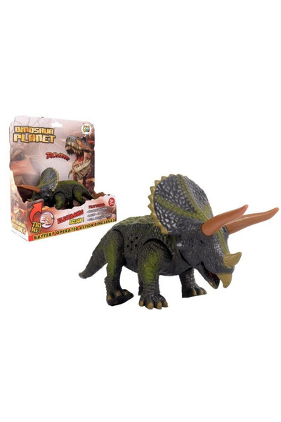 OEM Figurină interactivă dinozaur Triceratops Pro Kids cu lumini și sunete 3+