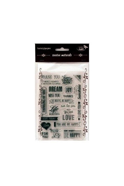 OEM Stampile creative Galeria Hobby, inscriptii iconice in limba engleza, pe ...