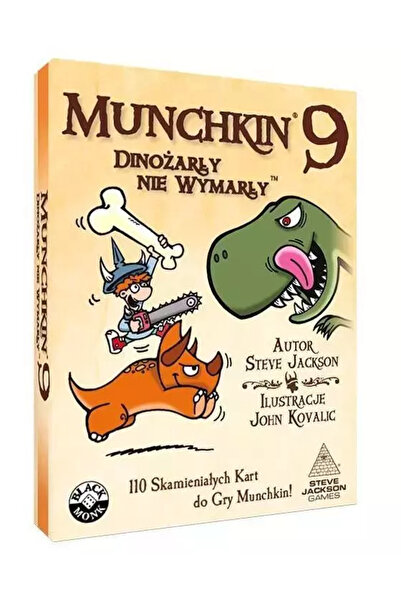OEM Munchkin 9 Dinozauri, BLACK MONK, set cu 110 carti, pentru jocul Munchkin