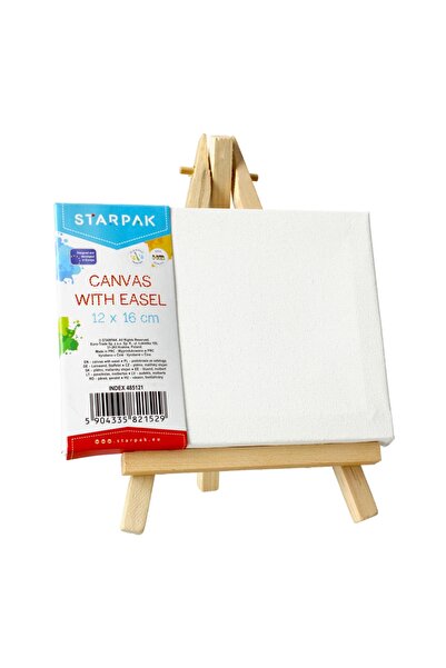 Starpak Set panza pictura 12x16cm cu sevalet lemn