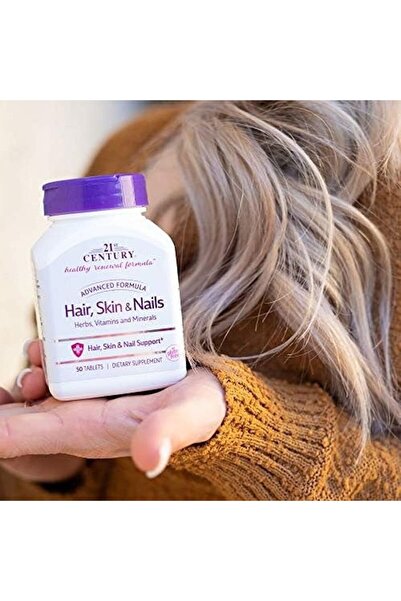 21st Century Hair Vitamin Skin & Nails Biotin Advanced Formula 50 Tablets