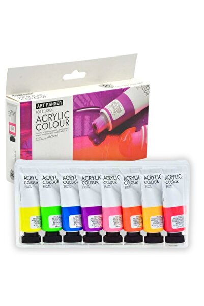 MC Micostore Culori acrilice Magi-Wap Art Rangers, 8 culori x 22ml, culori ne...