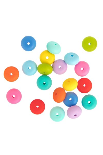 DALPRINT Margele din silicon Curcubeu Vibrant 20 buc dpCraft