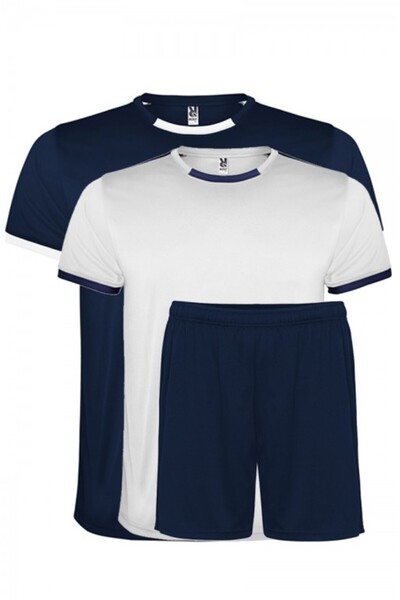 ROLY Set echipament sportiv copii Racing, White/Navy Blue