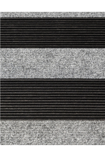 Evoris Delta Cc001A Gray Non-Slip Base Moisture Absorber Dust Collector Door Mat Uv Resistant 45X70 cm