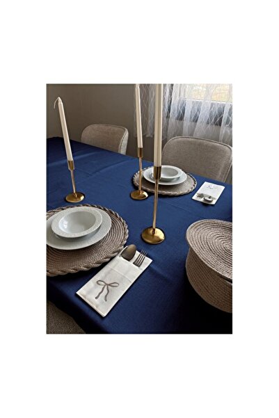 Empressco Linen Texture Colorful Tablecloth, Stylish and Durable Home Decor