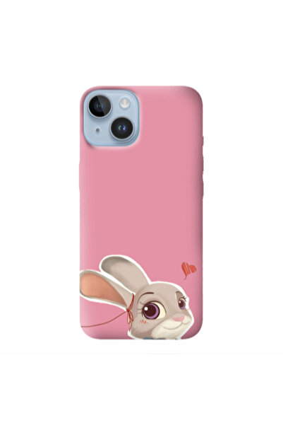 Other Apple iPhone 14 Plus Valentines 16 Pink Colored Silicone TPU Θήκη
