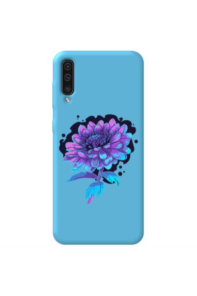 Other Samsung A70 Witch flower Blue Colored Silicone TPU Θήκη