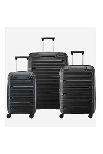 Delsey Dune Hardcase 4-Double Wheel Expandable Cabin and Check-In Luggage Tro...