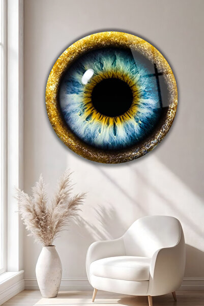 Parıltı Yayınları Decor de perete de lux cu model ochi albaștri, masă rotundă...