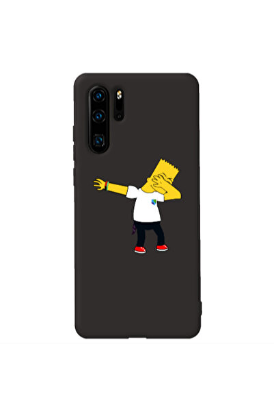 Other Huawei P30 Pro Simpsons2 Black Colored Silicone TPU Θήκη