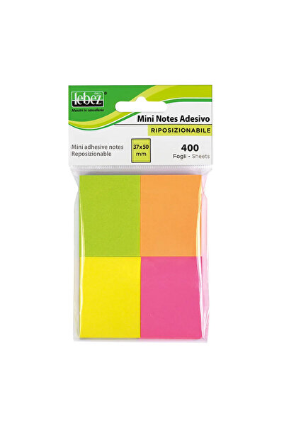 Lebez Adhesive notes 37x50mm 4 colors 21714