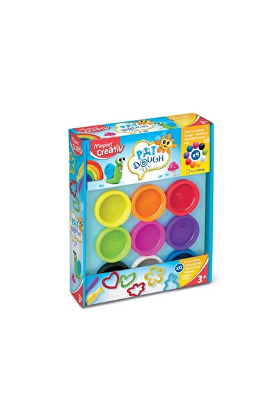 Maped Plasticine Pat'Dough 9 culori + 12 accesorii