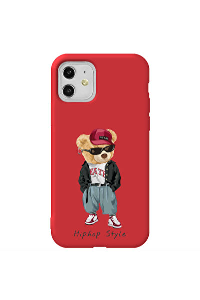 Other Apple iPhone 11 Hip hop style Red Colored Silicone TPU Θήκη