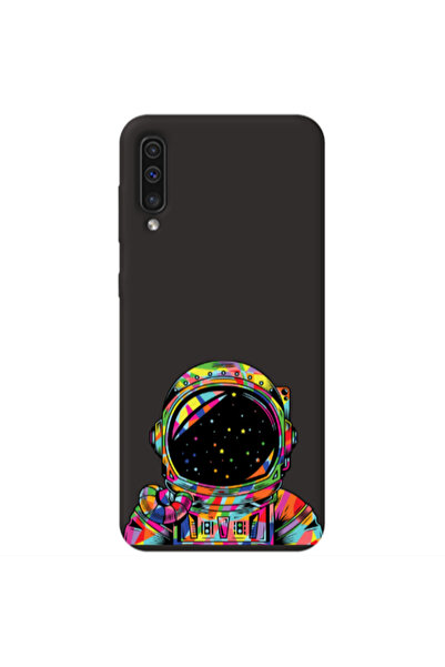 Other Samsung A70 Astronaut 209 Black Colored Silicone TPU Θήκη