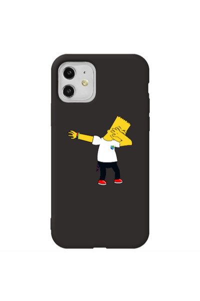 Other Apple iPhone 11 Simpsons2 Black Colored Silicone TPU Θήκη