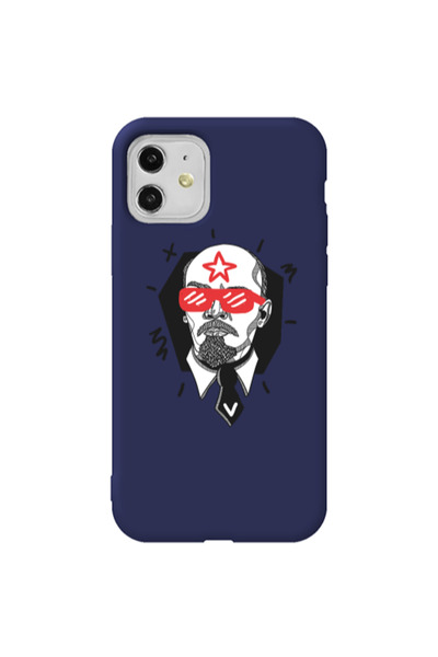 Other Apple iPhone 11 Stars and glasses Dark blue Colored Silicone TPU Θήκη