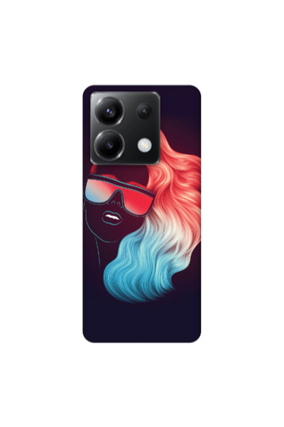 Other Xiaomi Poco X6 5G Girl with glasses Transparent Silicone TPU Θήκη